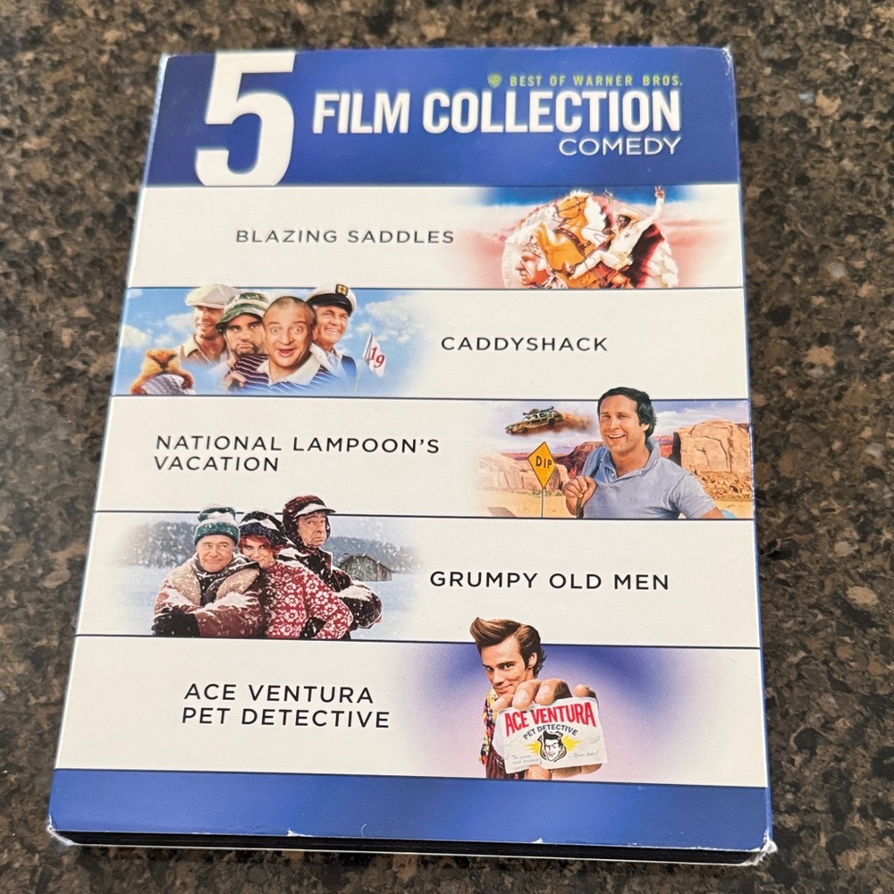 Warner Bros. Comedy Collection with Blue and White Cover